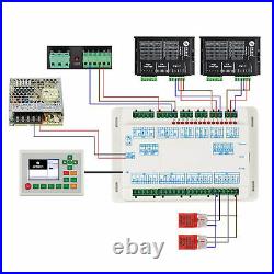 OMTech Complete RDC6442G Replacement Laser Engraver Mainboard Control Panel Kit
