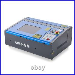 OMTech K40 CO2 Laser Engraving Machine 40W Laser Marker 8x12 With K40 Rotary Axis