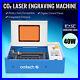 OMTech K40 Laser Engraving Machine 8x12 Bed w U Axis Comp LCD Panel Water Pump