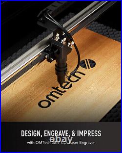 OMTechT? 50W 12×20 CO2 Laser Engraver Cutter Engrving Machine 2023 Upgraded