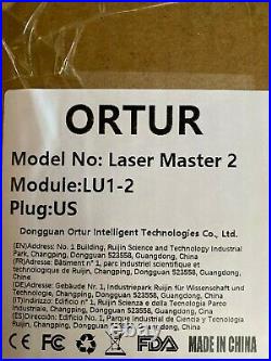 ORTUR Laser Master 2, Laser Engraver CNC, Laser Engraving Cutting Machine 7W