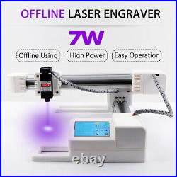 Offline USB Laser Engraver Engraving Machine Cutter DIY Logo Mark Printer 7000mW