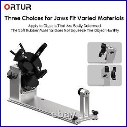 Ortur Rotary Axis Attachment 3-Jaw Chuck for Cylindrical Laser Engraving Machine