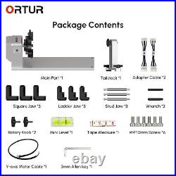 Ortur Y-axis 360° Rotary Roller Chuck for (YRC1.0) 99% Laser Engraving Machine