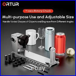 Ortur Y-axis 360° Rotary Roller Chuck for (YRC1.0) 99% Laser Engraving Machine