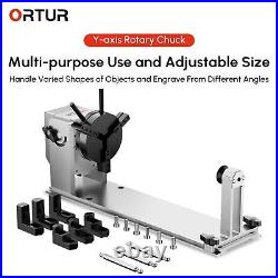 Ortur Y-axis 360° Rotary Roller Chuck for (YRC1.0) 99% Laser Engraving Machine