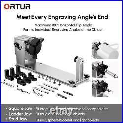 Ortur Y-axis 360° Rotary Roller Chuck for (YRC1.0) 99% Laser Engraving Machine