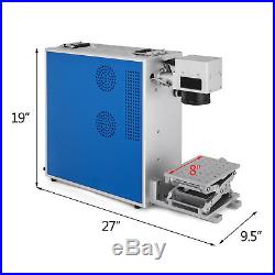 Portable 20W Fiber Laser Marking Machine Laser Engraver Printer Metal Engraving