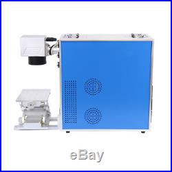 Portable 30W Fiber Laser Marking Machine Laser Engraver Printer Metal Engraving