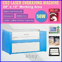 Preenex 50W 20 × 28 Inch CO2 Laser Engraver Cutter Machine Ruida with Lightburn
