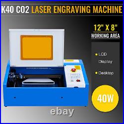 Preenex CO2 Laser Engraver 40W 12 × 8 Cutting Engraving Machine Woodworking