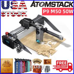 Pro ATOMSTACK P9 M50 50W Desktop Laser Engraver CNC Laser Engraving Machine US