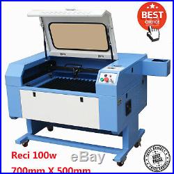 RECI 100W CO2 Laser Engraving Cutting Engraver Cutter Machine 700mm x 500mm USB