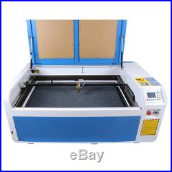 RECI 100W CO2 Laser Engraving Machine Engraver Cutter & 80MM Rotary RUIDA DSP