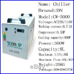 RECI 100W Co2 Laser Engraving Cutting Machine With FDA CW5000 Chiller Ruida 6445