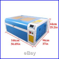 RECI 100W Laser Machine With Auto focus/CW-5000 Chiller/RDworks 6445/Rotary Axis