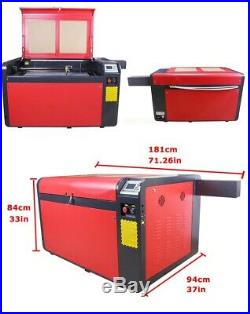 RECI 130W W6 Co2 Laser Engraving Cutting Machine CW5000 Water Chiller Autofocus