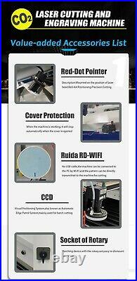 RECI 180W W8 CO2 Laser Cutting Machine 51X35 (1300X900mm) Laser Engraver Cutter