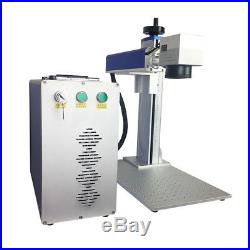 Raycus 20W Fiber Laser Marking Machine Engrave Metal Plastic Acrylic Alumina FDA