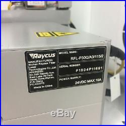 Raycus 50w fiber laser metal marking engraving machine 200200mm Laser cutter