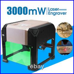 Real 3000mW USB Laser Engraver DIY Mark Printer Carver CNC Engraving Machine NEW