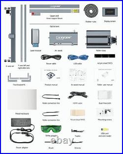 (Refurbished)ATEZR P10 10W Combo Set Laser Engraving Machine? 360°Rotating Rubber