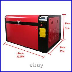 RuiDa 100W CO2 Laser Cutter Engrave Machine With RD6445 and Linear Guide