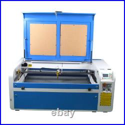 Ruida DSP CO2 100W Laser Cutting Engraver Machine XY Linear Guide CW5200 Chiller
