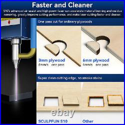 SCULPFUN S10 Laser Engraver Higher Accuracy Laser Engraving Machine Air Assist