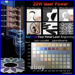 SCULPFUN S30 PRO MAX 20W Laser Engraver Engraving Cutting Machine Air-assist US