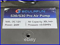 Sculpfun S30 PRO 410x400mm O2T9 10W Automatic Air-assist Engraving Machine Used