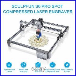 Sculpfun S6 Pro Laser Engraving Machine Ultra-thin Focus Wood Acrylic Laser 2022