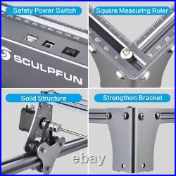 Sculpfun S6 Pro Laser Engraving Machine Ultra-thin Focus Wood Acrylic Laser 2M