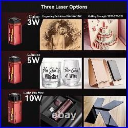 Sculpfun iCube Pro 5W Mini Laser Engraver Enclosed Laser Engraving Machine G3N0