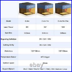 Sculpfun iCube Pro 5W Mini Laser Engraver Enclosed Laser Engraving Machine V9L1