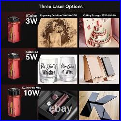 Sculpfun iCube Pro 5W Mini Laser Engraver Enclosed Laser Engraving Machine V9L1