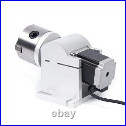 Shaft Chuck 80mm Rotary axis f/ Laser Engraving Marking Machine rotating fixture