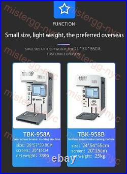 TBK 958B iPhone Laser Machine Engraving Machine Back Glass Separating 2020