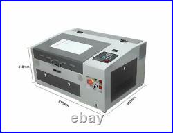 TEN-HIGH 40W CO2 Laser Engraver USB Laser Engraving Cutting Machine 300x400mm