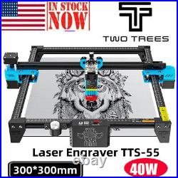TwoTrees TTS-55 Laser Engraving Machine 40W CNC Laser Engraver 300300mm US
