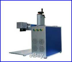 US 100W Fiber Laser Marker Marking Engraving Machine, Rotary Axis Include