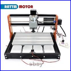 (US)3018-pro DIY CNC Router 10W Laser GRBL Wood Engraver Milling Cutting Machine