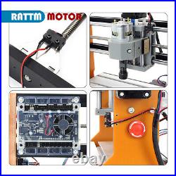 (US)3018-pro DIY CNC Router 10W Laser GRBL Wood Engraver Milling Cutting Machine