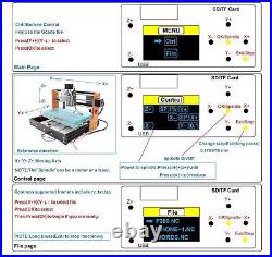 (US)3018-pro DIY CNC Router 10W Laser GRBL Wood Engraver Milling Cutting Machine