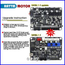 (US)3018-pro DIY CNC Router 10W Laser GRBL Wood Engraver Milling Cutting Machine