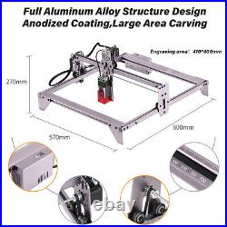 US 500MW DIY Mini Adjustable Laser Engraving Cutting Machine Desktop Pri