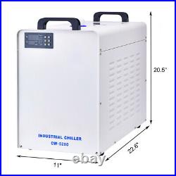 US CW-5200 Industry Water Chiller for CO2 Laser Engraving Cutting Machine 110V