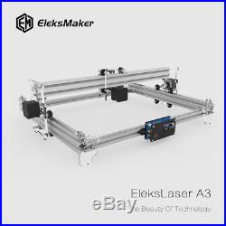 US EleksMaker EleksLaser A3 Pro Laser Engraving Machine CNC Mini Laser Printer
