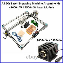 US EleksMaker EleksLaser A3 Pro Mini Laser Engraving Machine CNC Printer D @