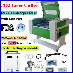 US Reci 20x28 90W CO2 Laser Engraving Machine Laser Engraver Laser Cutter USB